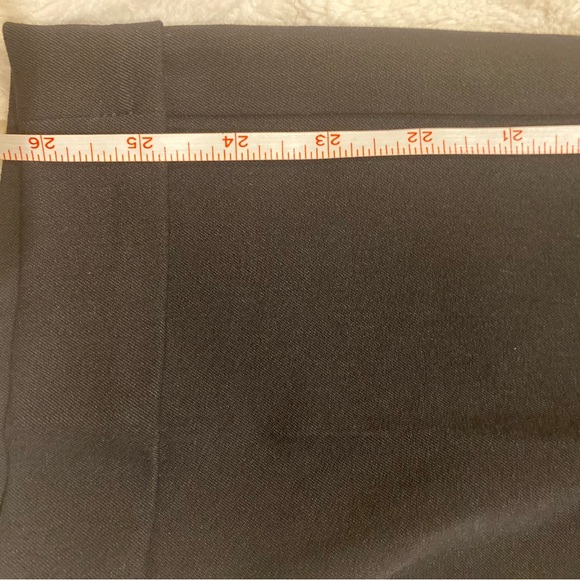 LOFT buttons packets folded hem slime black pants size 12 - Picture 9 of 10